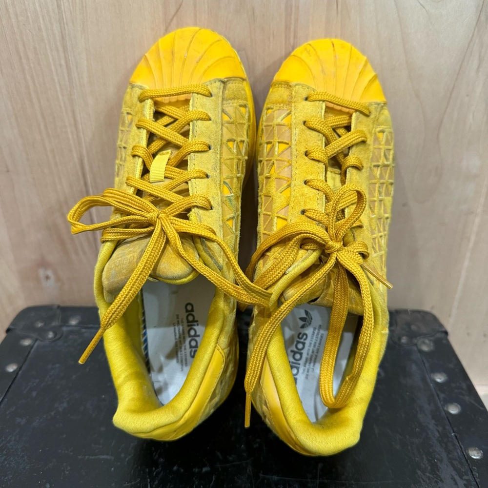 Adidas Superstar Xeno Spectrum Bogold Yellow AQ8182 Men Size 5 Pharrell Williams - Picture 10 of 14